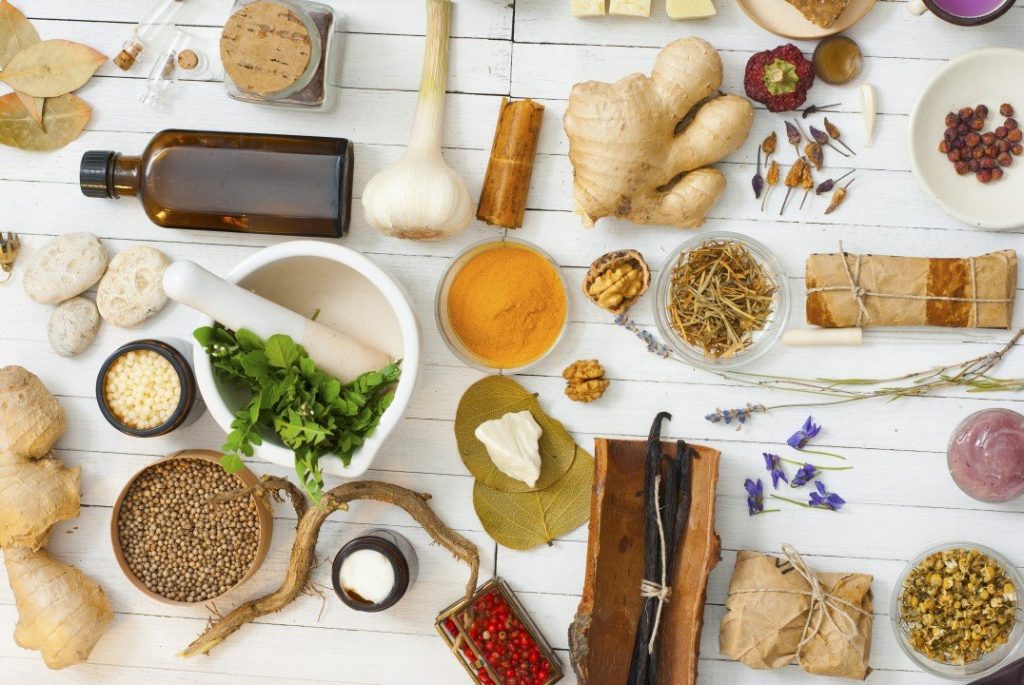 Healthy Ingredients On Table